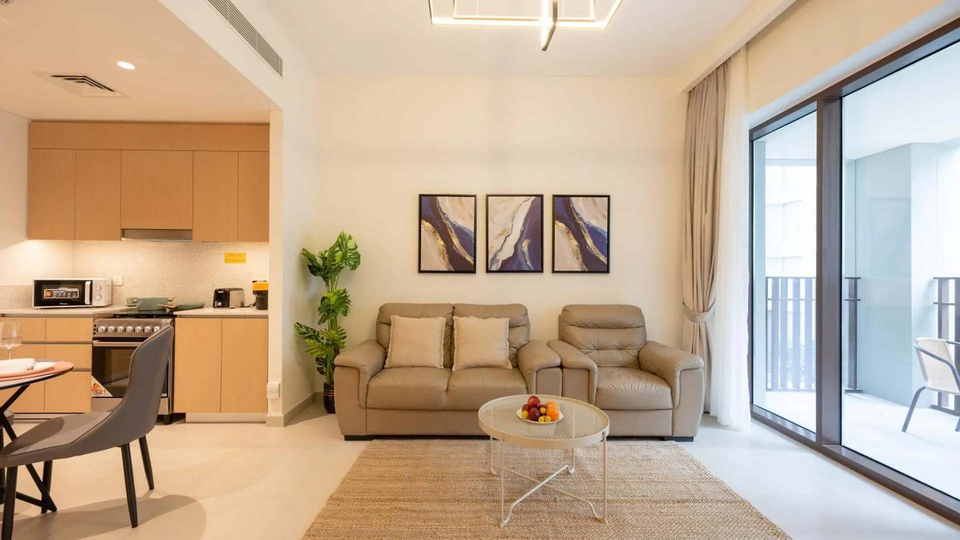 Designer 2Br In Creek Beach Summer 3Mins Walk To The Beach - 207 Dubai