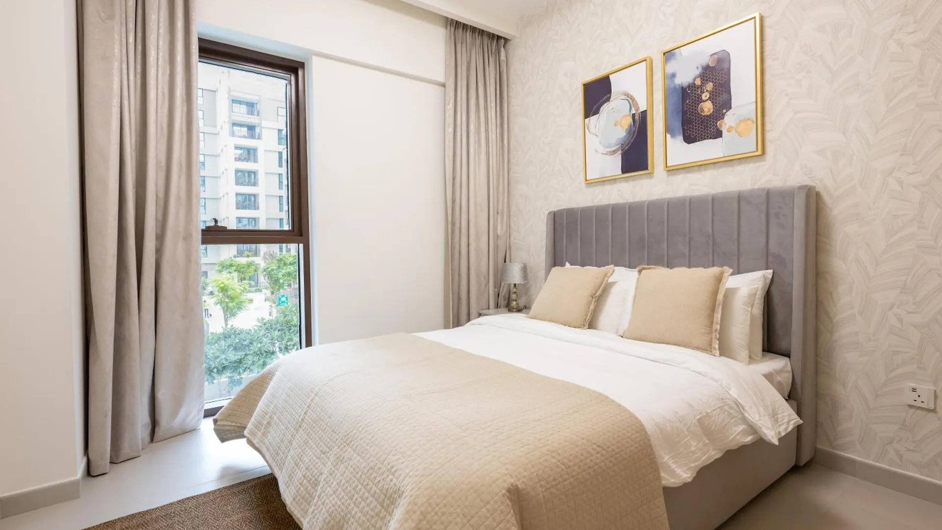 Designer 2Br In Creek Beach Summer 3Mins Walk To The Beach - 207 Dubai