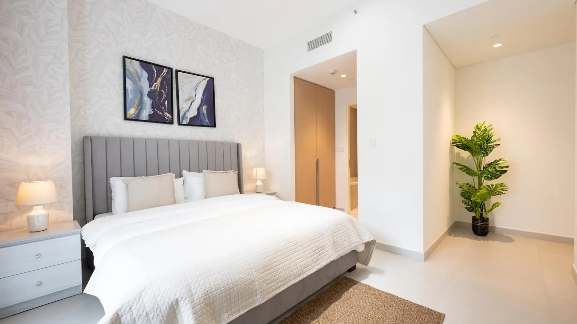 Apartment Designer 2Br In Creek Beach Summer 3Mins Walk To The Beach - 207 Dubai